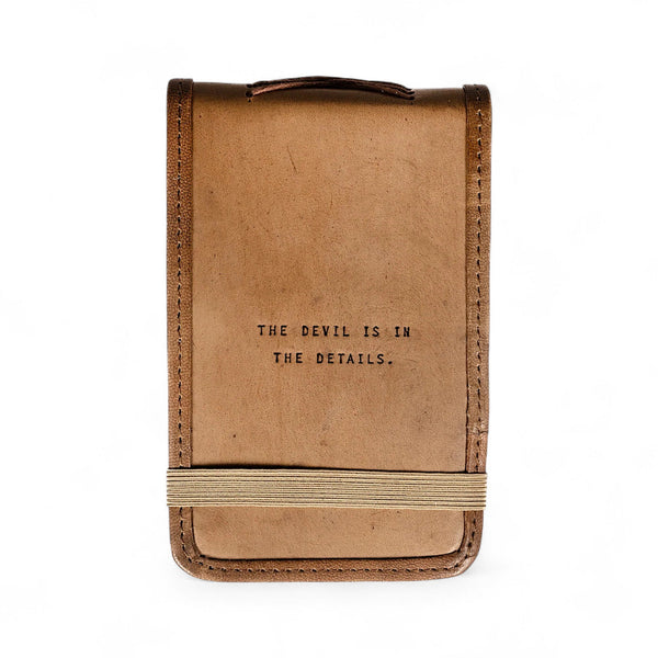 Mini Leather Journal – The Devil Is In The Details
