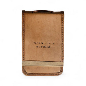 Mini Leather Journal –  The Devil Is In The Details